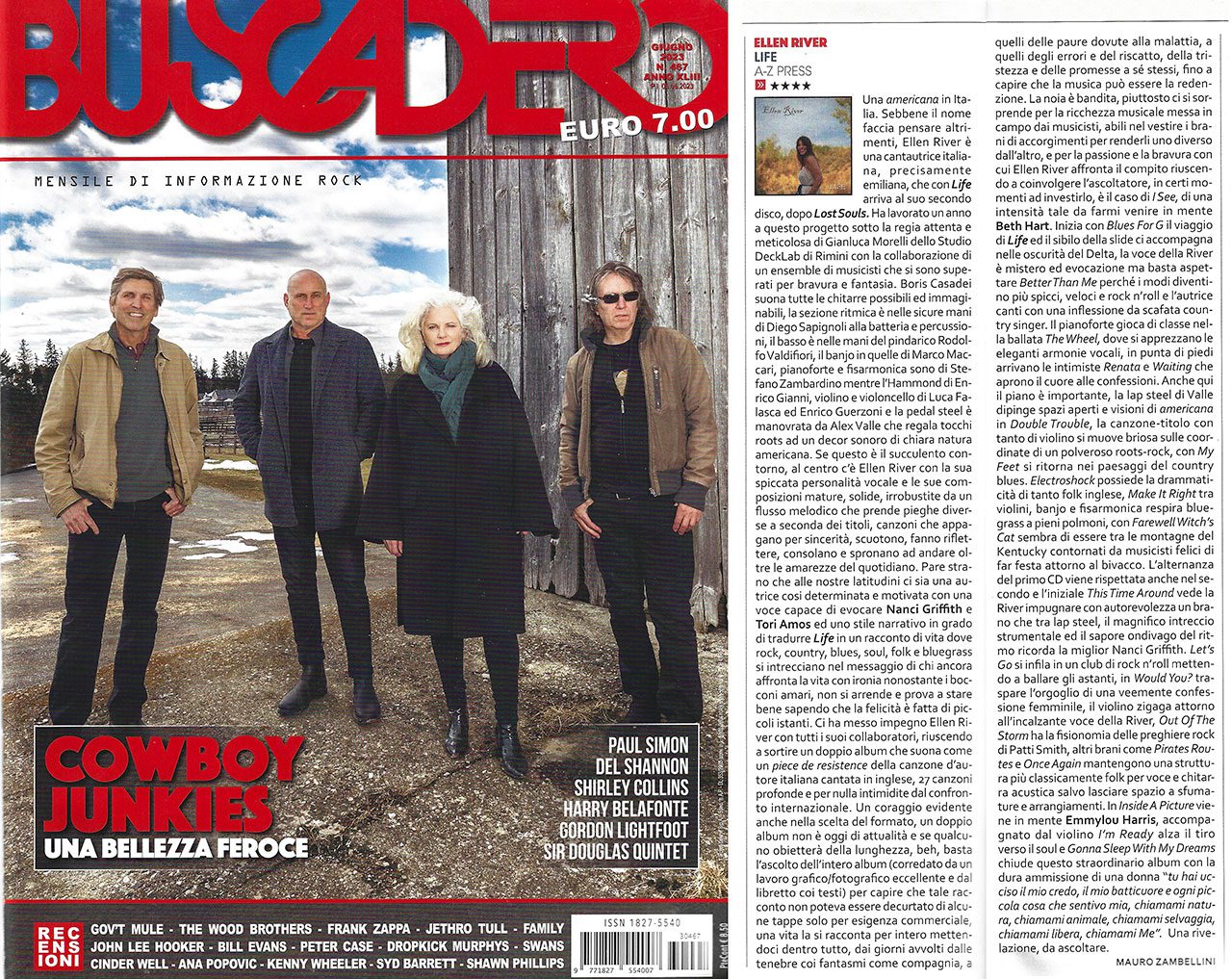 Ellen River_recensione Buscadero 2023